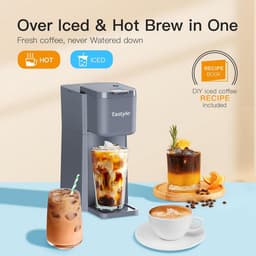 Compact Koffiezetapparaat voor Warme en IJskoffie, Geschikt voor K&Gemalen Koffiecups — thumbnail 4