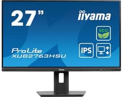 27 inch IPS Monitor Full HD 100Hz met Verstelbare Standaard en USB-Hub