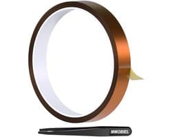 Hittebestendige Polyimide Tape voor Hoge Temperaturen - Geschikt voor Sublimatie, Soldeertangen en 3D-Printen
