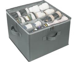 Opvouwbare Doorzichtige Opbergbakken voor Schoenen - Kastorganizer en Opslag met Bodemsteun