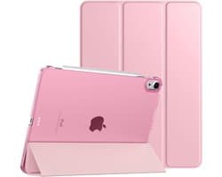 Slanke Transparante Hoes voor iPad Air 11 inch (M2 2024 / 5e / 4e Gen) - Automatische Slaap/Waak & Standaard - Capri Blauw