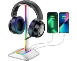 Octav8® Headset Stand - Koptelefoon Houder - Headset Houder - Universeel - Zwart