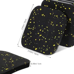 Wasmachine Dempers - Trillingsdempers - Apparaat Stabiliseren - Universeel Formaat - 8 Stuks - Zwart — thumbnail 2