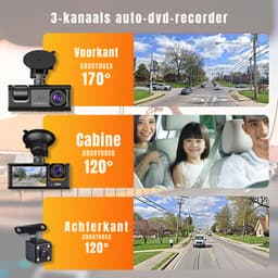 RWB® Dashcam Voor en Achter - Dashcam - Dashcams - Zwart -‎ 16 x 12 x 8 cm — thumbnail 4