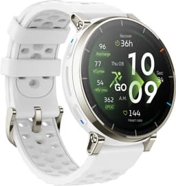 Amazfit Active 3 Premium Aero White (Zilvergoud Wit) — thumbnail 2