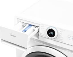 Midea MF100W80BA/W-HR - Wasmachine - Voorlader - Wit - Vulgewicht: 8kg - 1400 rpm - A label - 72 dB - Engels display — thumbnail 3