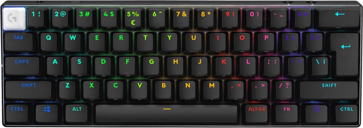 Logitech G PRO X 60 Lightspeed - Draadloos Gaming Toetsenbord - RGB - Tactile - Qwerty - Zwart — afbeelding 1