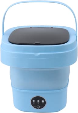 DnA® Mini Wasmachine - Camping Wasmachine - Mini Vaatwasser - Blauw - 36cm x 30cm x 16cm — thumbnail 4