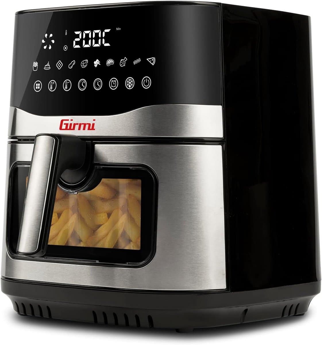 Grote heteluchtfriteuse 9 Liter 2200W met Timer — afbeelding 1