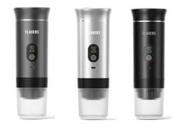 Flavers ® | Draagbare Elektrische Espressomachine | 2026 model | Zilver | Koffiezet apparaat voor Onderweg | Capsules & Gemalen Koffie | Portable Espresso Machine | Cadeauset | koffiemaatje | Draagbare Koffiemachine | Reis & Camping Koffiezetapparaat — thumbnail 5