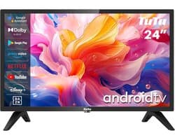 24 inch Smart TV met Android, Netflix en Google Assistant