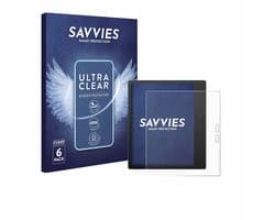 Savvies - Screenprotector voor Boox Go 7 - Folie Beschermfolie transparant 6 Stuks