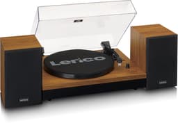 Lenco Platenspeler met Bluetooth - Twee externe Speakers - Auto-stop - LS-310WD - Hout — thumbnail 1