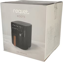 RØQUET Airfryer 5L Roots Zwart – Gezond Koken en Krokante Snacks — thumbnail 4