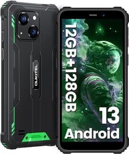 OUKITEL WP32 Rugged Smartphone - IP68/IP69K Outdoor Telefoon - Dual SIM 4G - 12GB RAM - 128GB ROM - 6300 mAh - 5,93 inch - GPS, NFC, OTG - Groen — thumbnail 1