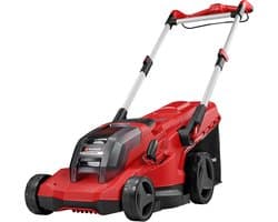 Einhell Professional Accu Grasmaaier RASARRO 36/42 Li Kit - Power X-Change - 36 V/Li-ion - Maaibreedte 42 cm - Aanbevolen gazonoppervlakte: tot 725 m² - 50 L opvangbak - Maaihoogte: 25-75 mm - Mulching functie - incl. 2x 5.2Ah + 1x DUO-lader