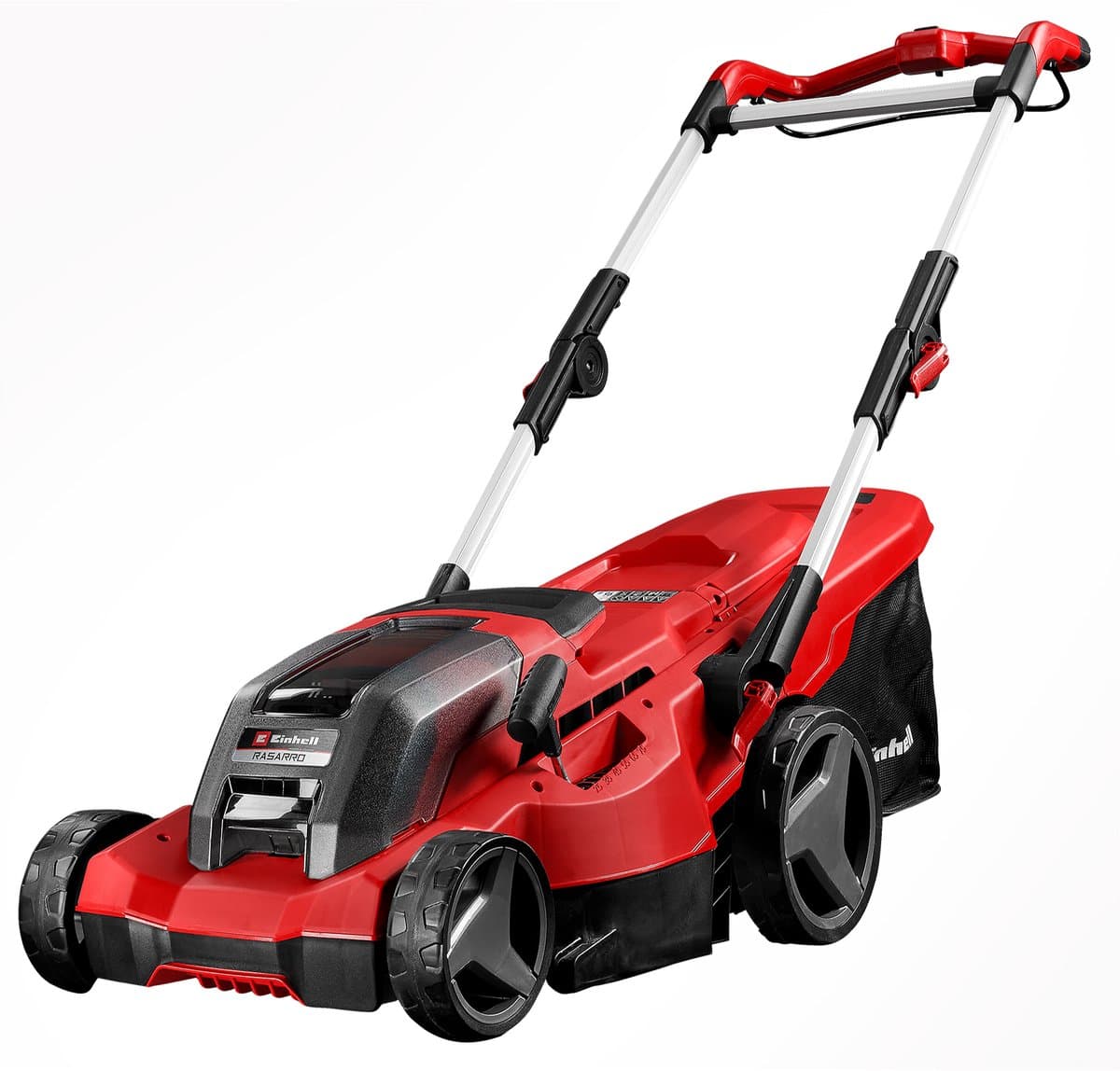 Einhell Accu Grasmaaier RASARRO 36/36 Li Kit - Power X-Change - 36 V/Li-ion - Maaibreedte 36 cm - Aanbevolen gazonoppervlakte: tot 400 m² - 45 L opvangbak - Maaihoogte: 25-75 mm - Incl. 2x 3.0 Ah Plus accu en 2 opladers — afbeelding 1