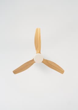 CREATE - Plafondventilator 40W silent 100% hout - S - Met licht - Afstandsbediening - WIND CALM NATURAL WOOD — thumbnail 3