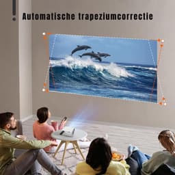 RONN® Mini beamers - Projector - Mini beamer - Wit - 14cm x 11cm x 6cm — thumbnail 3