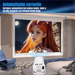 SAVI® Draagbare beamer - Beamer - Projector - Mini Beamer - Wit - ‎‎22cm x 14cm x 12cm — thumbnail 2