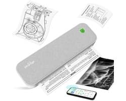 De Warenloods - Draagbare thermische printer - Printers - Inktloze thermische printer documentafdrukken - Inktloze thermische labelprinter