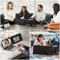 De Warenloods - Draagbare laptop monitor 14inch - Monitoren - Laptopmonitor - Uitbreiding Dubbel scherm voor laptop — thumbnail 2
