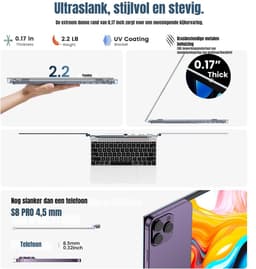 SVN®Professionele Portable Monitor Pro 2024 - Full HD - 13” / 17,4” Tri-Screen - Laptop Scherm Uitbreider - Zilver- ‎35cm x 21cm x 2cm — thumbnail 4