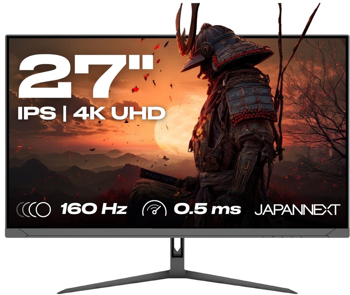 JAPANNEXT Gaming Monitor 27" 4K (3840x2160) 160Hz 0.5ms | JN-IPS27G1632UF — afbeelding 1
