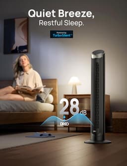 Stille Torenventilator - Met Afstandsbediening - Waaier met Timer - Zomer — thumbnail 5