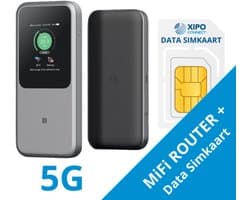 XIPO CONNECT - 5G MiFi Router + Data Sim Nederland (inclusief 10 GB data)