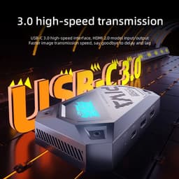 Xcruiser 4K HDMI Capture Card USB 3.0 – Video Capture voor Streaming, OBS, TikTok Live, YouTube, PS5, Xbox & Nintendo Switch – Plug & Play — thumbnail 3