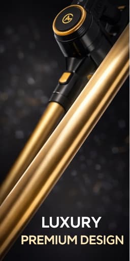 AG 2-in-1 Steelstofzuiger Draadloos – Inclusief Extra Batterij – 90 min Stofzuigen – Premium Gold – Krachtige Stofzuiger Zonder Zak – Geschikt voor Dierenharen – Compact & Lichtgewicht Kruimeldief — thumbnail 5