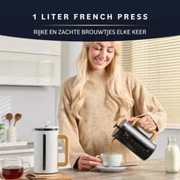 CLVP® French Press Koffiemaker - Koffiepers - Verse Koffie Maker — thumbnail 5