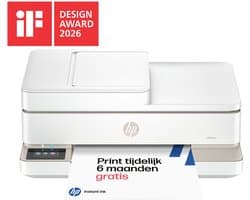 HP ENVY 6520e - All-in-One Printer - Geschikt voor Instant Ink - Beige