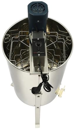 Sensova - Elektrische Honingextractor 4 Ramen - Honingslinger RVS Bijenteelt Honingtrekker met Verticale Motor 140W 220V, 370 RPM, Vloerstaand Model met Transparant Deksel - Professionele Bijen Honing Extractor voor Imkers — thumbnail 2