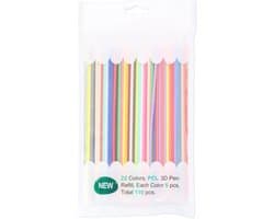 Biologisch Afbreekbaar 3D Pen Filament - 2.5mm PCL Laag Temperatuur, Geurloos & Niet Giftig - 22 Kleuren Set