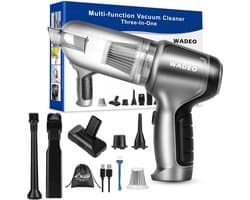 Draagbare Kruimeldief 12000Pa Krachtige Oplaadbare Stofzuiger met Blaas- en Pompfunctie