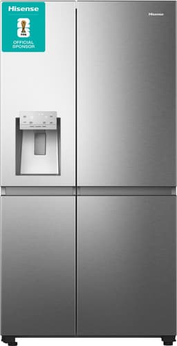 Hisense RS818N4TIC - Amerikaanse koelkast - Energielabel C - Water- & ijsdispenser - Metal Cooling - No Frost - RVS - Multi-Air Flow - Fast Freeze - 35dB (A) - Inverter Compressor - 632 Liter — thumbnail 1