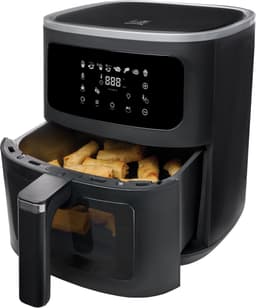 FRITEL Airfryer SnackTastic® 7620 – Heteluchtfriteuse 8L - Airfryer XXL – 1700W – Voor 1-8 Personen – Touchscreen – Airfryer met Kijkvenster & Verlichting – 8 Programma’s – PFAS-vrij – Zwart — thumbnail 1