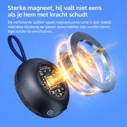 Mini Bluetooth Speaker Draadloos – Portable Waterproof IPX5 Speaker – 6W Stereo Geluid – Bluetooth 5.3 – Magnetische Muziek Box – TF Kaart MP3 – Compacte Speaker voor Smartphone, Laptop en Tablet-Blauw — thumbnail 3
