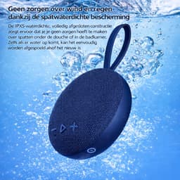 Mini Bluetooth Speaker Draadloos – Portable Waterproof IPX5 Speaker – 6W Stereo Geluid – Bluetooth 5.3 – Magnetische Muziek Box – TF Kaart MP3 – Compacte Speaker voor Smartphone, Laptop en Tablet-Blauw — thumbnail 4
