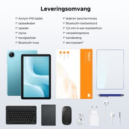 Aorlym P10 TAB - Tablet - 10,1 inch HD 90 Hz IPS - Android 16 - 48 GB RAM (8+40 GB) + 128 GB ROM - 7000 mAh - Dubbele luidsprekers - Volledige accessoirebundel met toetsenbord en stylus — thumbnail 3