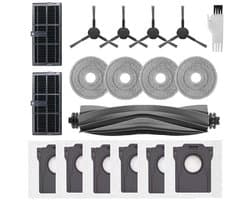 Vervangende accessoires Geschikt voor de Dreame L10s Pro Ultra Heat, L10s Ultra Gen 2, X30 Ultra en MOVA E30 Ultra robotstofzuiger, inclusief 1 borstel.