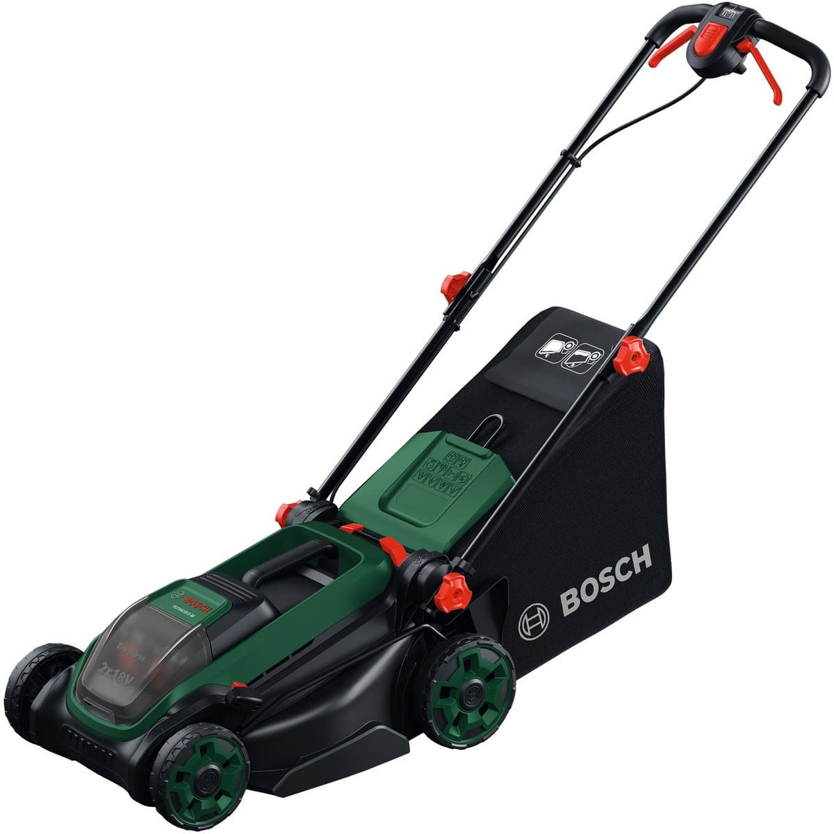 Bosch Rotak 18V2-38 - Grasmaaier - Zonder accu en lader - Inclusief Mulchplug — afbeelding 1