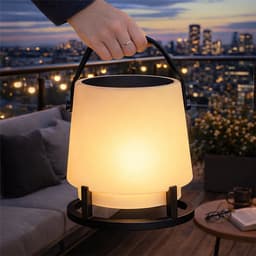 MikaMax Open Air Play - Bluetooth Speaker met Lamp & Zonnepaneel - Draagbaar - 10W - Compact & Krachtig Geluid - Voor Binnen & Buiten — thumbnail 1