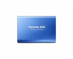 Externe SSD 2TB – USB Portable Externe Harde Schijf – Snelle Draagbare Opslag – Geschikt voor Windows Mac en Android – Compacte en Schokbestendige SSD – Ideaal voor Werk Studie Fotografie en Reizen - Externe harde schijf 2TB