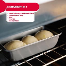 XXL Heteluchtfriteuse Oven 12 Liter - 5-in-1 Airfryer met Rotisserie en Accessoires — thumbnail 4