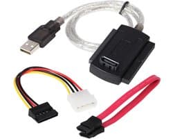 USB naar SATA/IDE Adapterkabel voor 2,5 of 3,5 Inch Harde Schijf, DVD/CD-ROM Drives