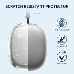 Transparante Beschermhoes voor Draadloze Hoofdtelefoon - Anti-Kras TPU Case — thumbnail 2