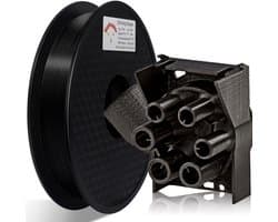 PA12 Koolstofvezel 1.75mm Filament - Sterk Nylon 3D Printer Materiaal 500g Zwart